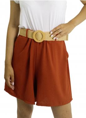 Shorts con cintura fantasia "Leila"